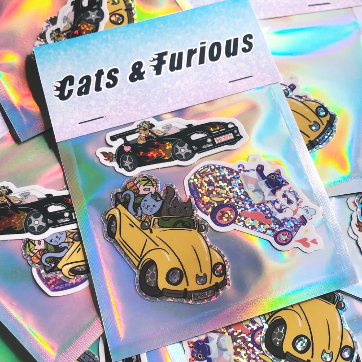 Pack Cats & Furious !! Collab with shungyo_ et leaaaapicot